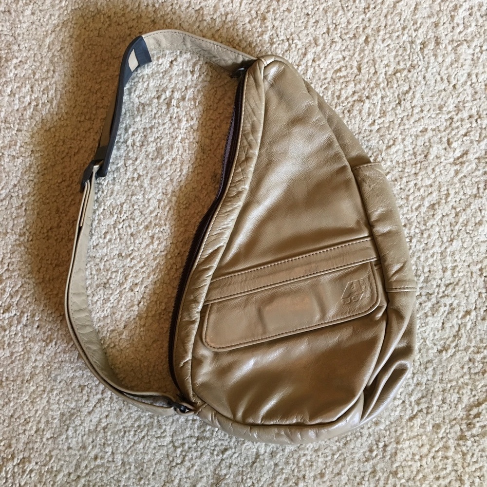 Ameribag tan leather bag